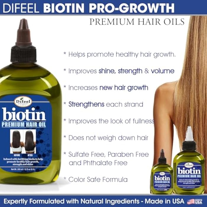 Difeel Premium Biotin Hair Oil 230ml - Image 5